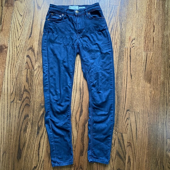 Free People Denim - Free People High Rise Roller Skinny